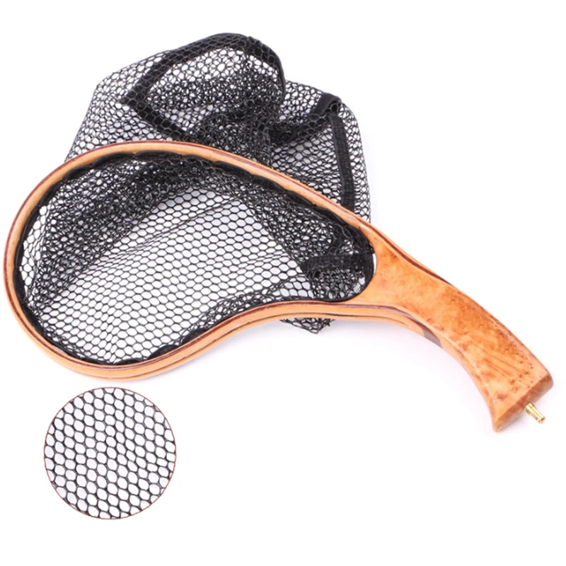 

Fishing Net Fly Fishing Landing Net Mesh Trout Catch Netting Tools