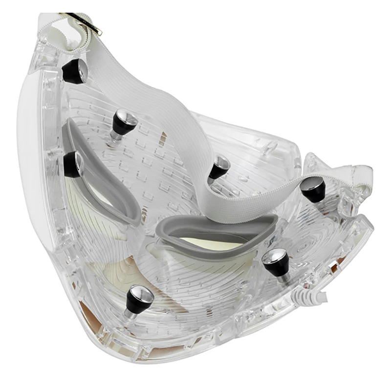 Светодиодный маска для лица 7 цветов EMS микро перегрузок по току удаление морщин