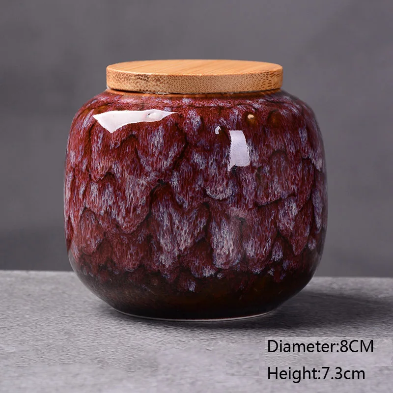 Chinese Style Storage Container Ink Painting Ceramic Tea Jar Bottles Jars For Food New Spice Box Sealed | Дом и сад