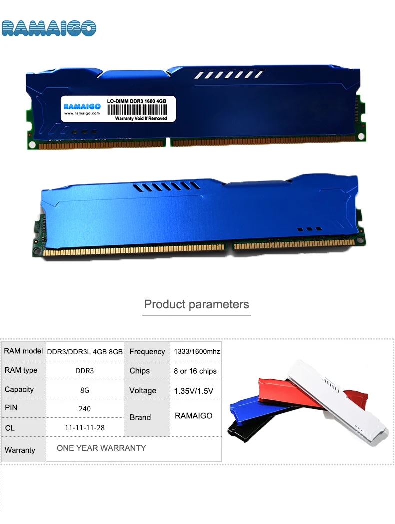 DDR3 4GB 8GB 16GB 1600mhz 1866mhz настольная память с радиатором DDR 3 ram pc dimm для всех материнских плат Intel и AMD