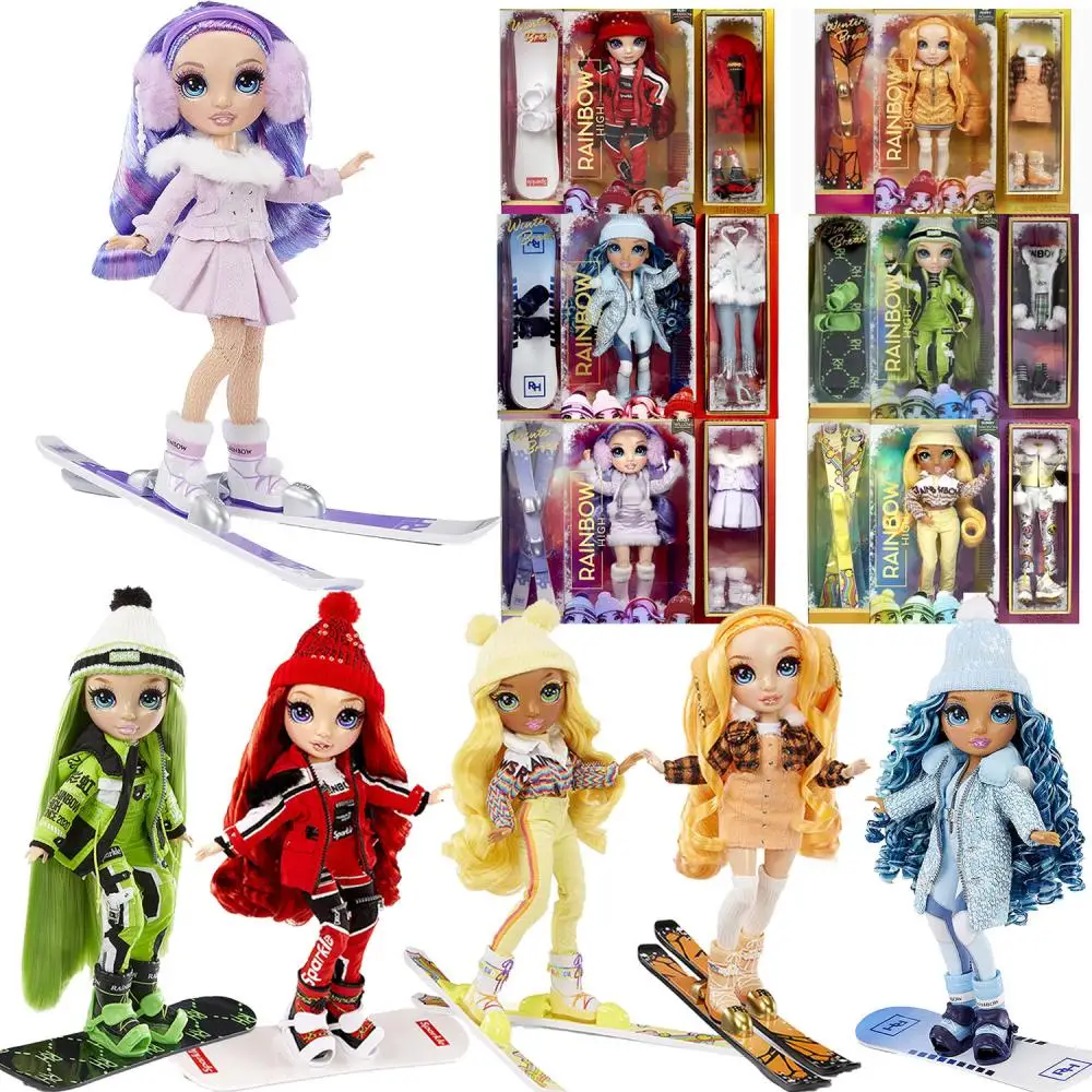 

Rainbow High 11-Inch Lol Surprise Doll Winter Series Fashion Princess Doll Oiginal Cute Anime Model Toys For Girls Birthday Gift