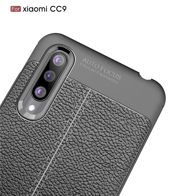Чехол для Xiaomi Mi 9 Lite роскошный кожаный силиконовый чехол телефона 6 39 дюйма