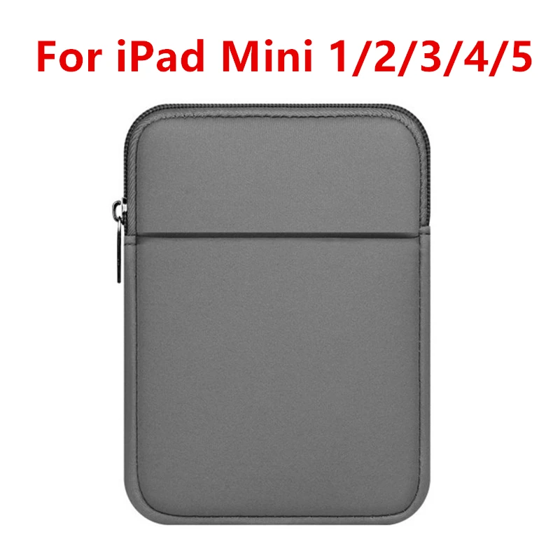 Grey Mini 1 Для iPad 9,7 чехол для планшета Чехол-карман для iPad Air 2/1 Pro 10,5 Pro 11 Mini 4 Обложка для iPad Air 10,5 10,2 Coque - Цвет: Grey Mini 1