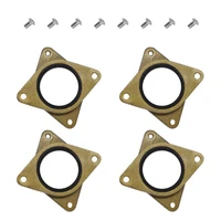 4pcs nema 17 stepper steel and rubber vibration dampers for 3d printer creality cr 10 cr 10s ender 3