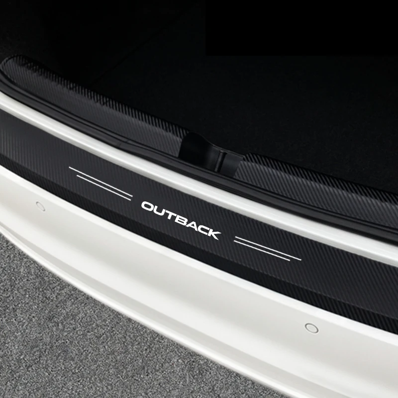 Наклейка на задний бампер багажника автомобиля для Subaru Outback 2021 2020 2019 2018 2017 2016 2014 2013