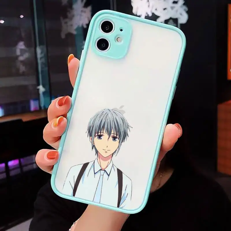 

Fruits Basket Japan anime Phone Case matte transparent For iphone 7 8 11 12 plus mini x xs xr pro max cover