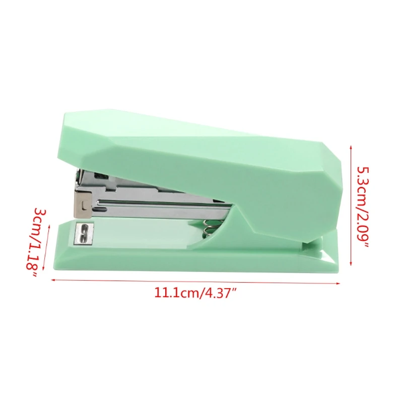 

Paper Document Bookbinding Machine Cute Pink Cover Non-Slip Base Stationery 85DC