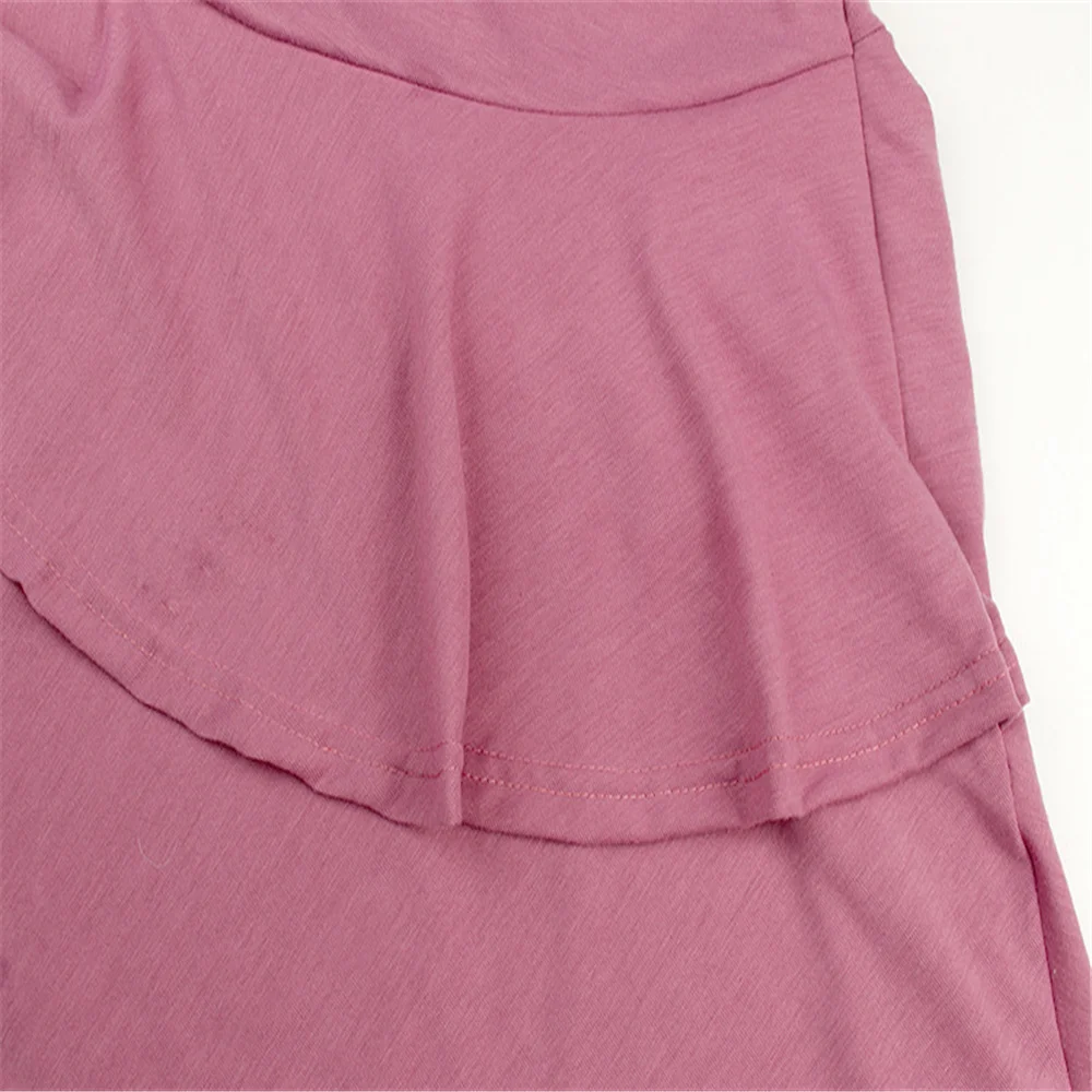 

DAILOU Women Stripe Print Dress Summer Women Slim Waist Dresses Long Sleeve Patchwork Lace-up Irregular Casual Dress Ropa Mujer