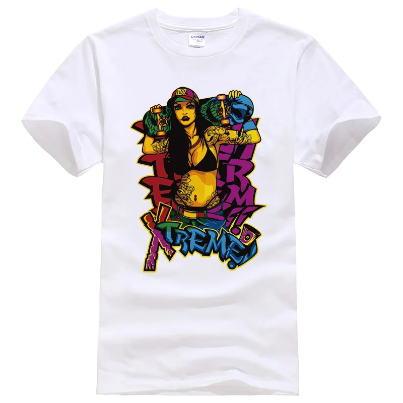 Футболка женская с коротким рукавом и 3D-графикой в стиле Харадзюку |