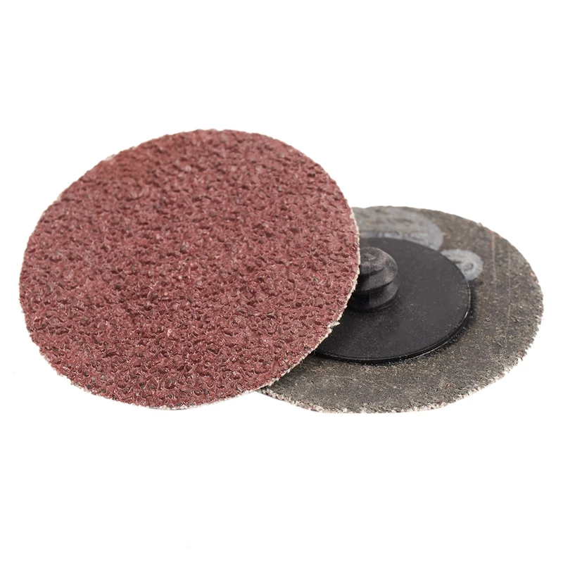 

100Pcs Sanding Disc for Roloc 50Mm 40 60 80 120 Grit Sander Paper Disk Grinding Wheel Abrasive Rotary Tools Accessories