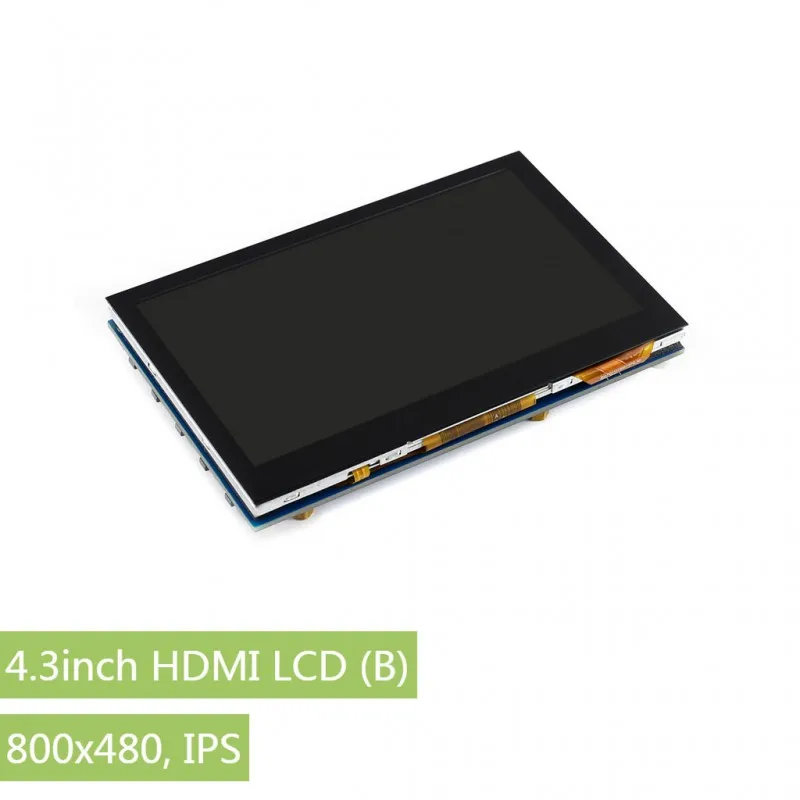 Емкостный сенсорный экран Waveshare 4 3 дюйма HDMI LCD (B) разрешение 800 × 480 IPS дисплей для