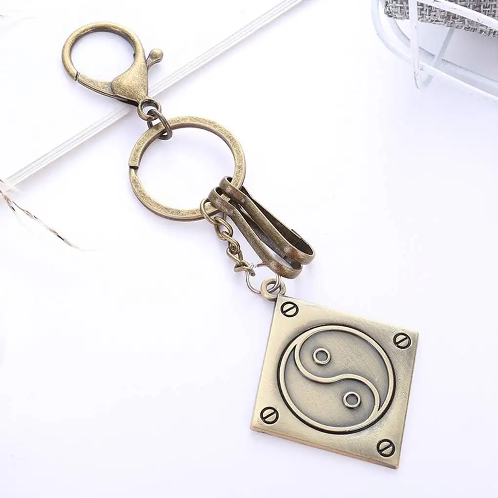 Подвеска с бронзовой совой и жирафом-диаграмма брелок металлический