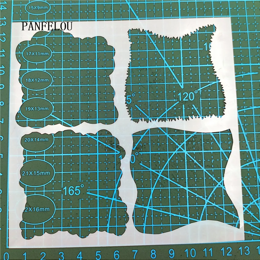 13*13 см Квадратные метры Скрап трафареты спрей пластичной прессформы щит форма