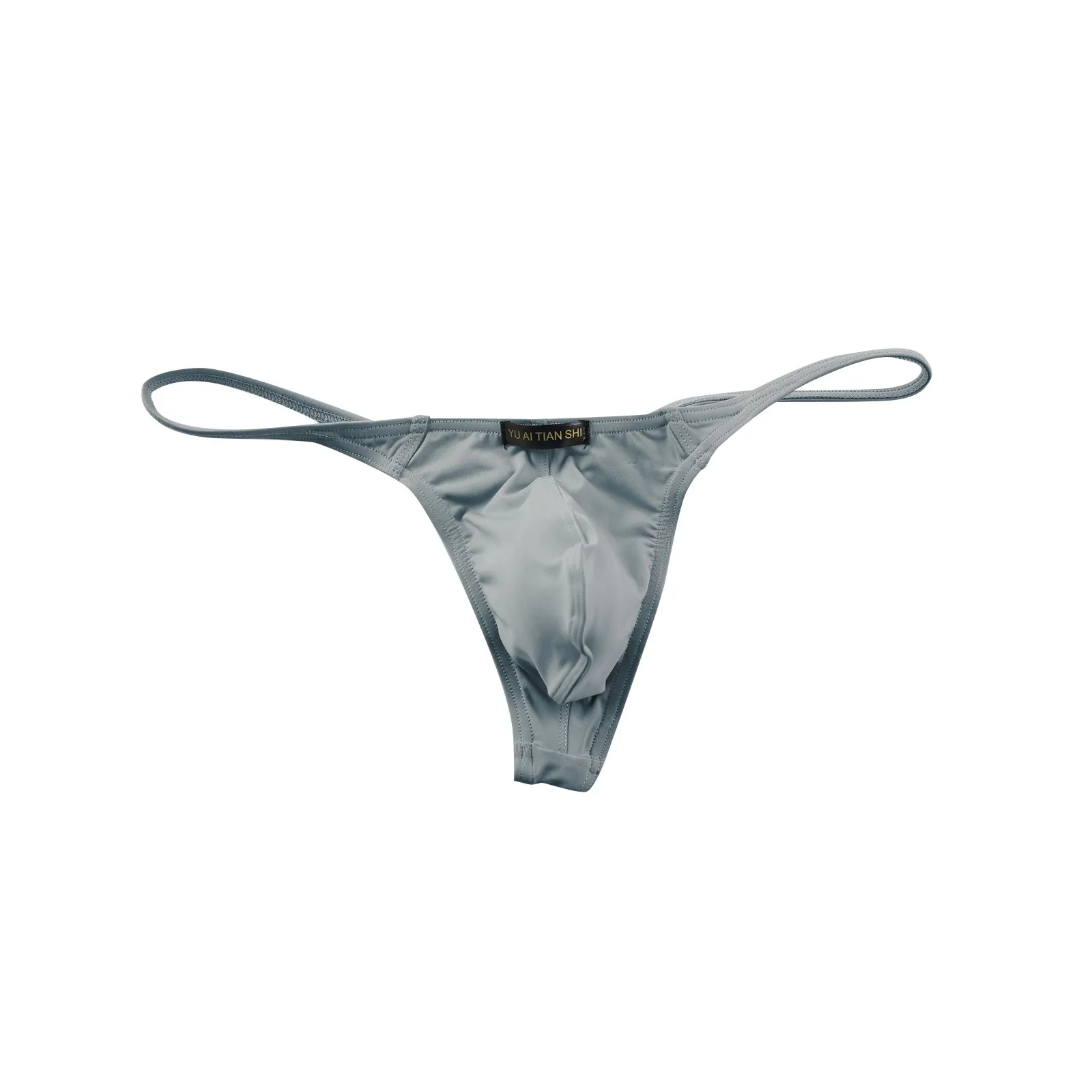 

Men's Underwear Sexy Bulge Pouch G-strings Thongs Solid Color Low Waist Gay Jockstrap Jock Straps Underpants Erotic Lingerie#fs