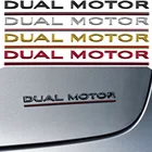 3D буквы логотип табличка Логотип Двойной Мотор для Tesla модель 3 X Y S задняя дверь задняя багажная Эмблема Наклейка ABS наклейки автостайлинг