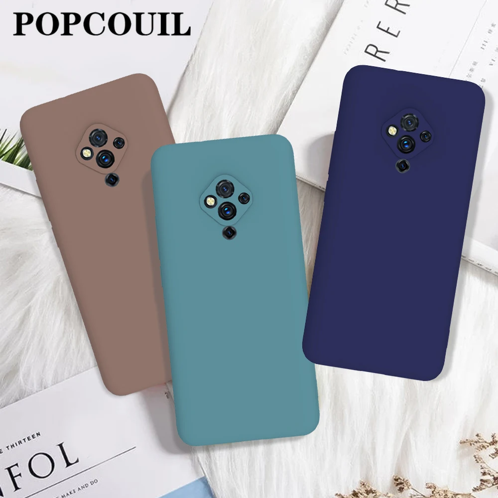 

Solid color frosted mobile Phone Case For VIVO Y19 Y9S S5 V17PRO VQQ X21S Y70 Y93 color Phone Case candy Fitted Case Plain