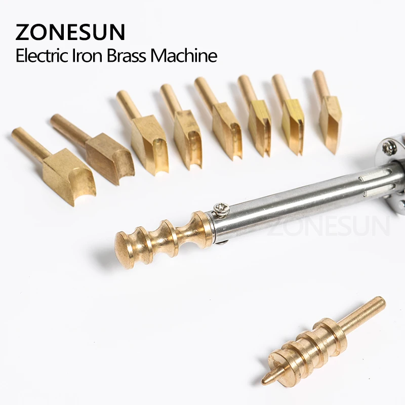ZONESUN 10 шт. одна линия 1-8 мм кожаный край для уплотнения DIY инструмент латунный