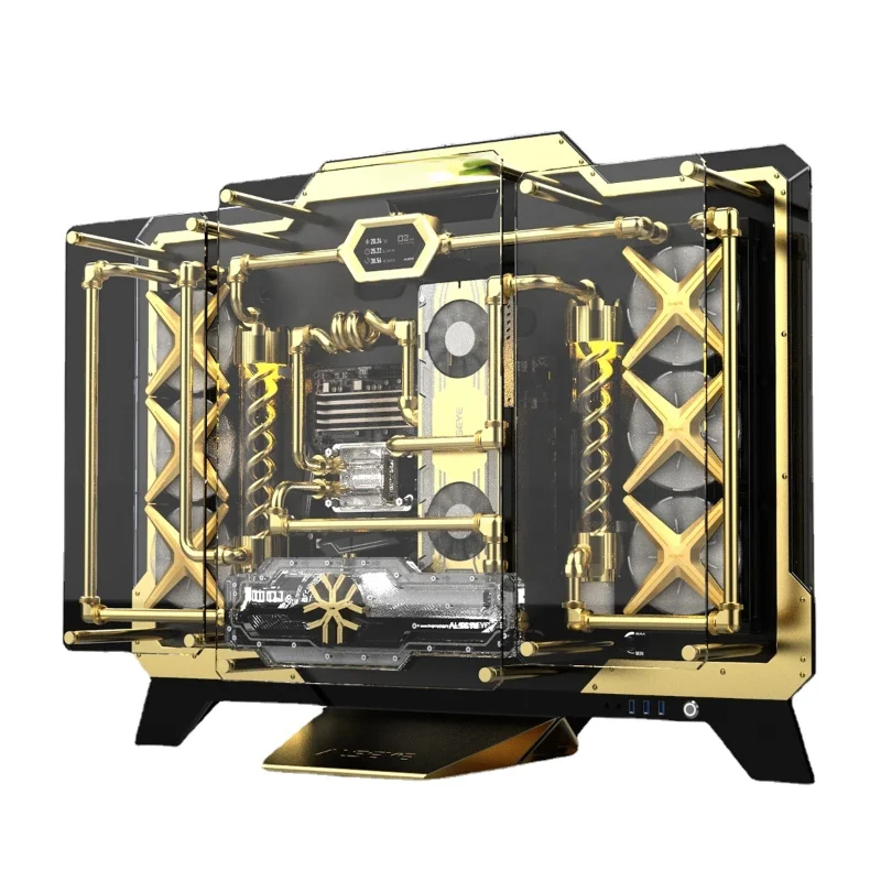 

Unique Design Computer Case for Gaming with Tempered Glass