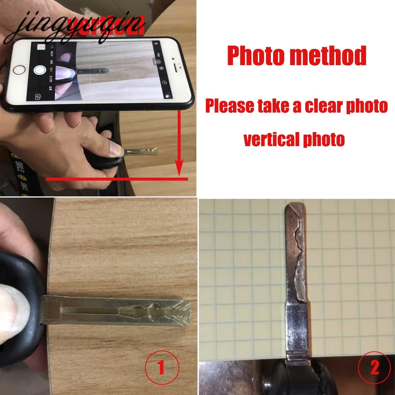 Jingyuqin Cut Blade TOY4 2 Button Folding Flip Remote Key Fob Case For Toyota Camry Corolla Yaris Hilux Shining Metal Frame | Автомобили и