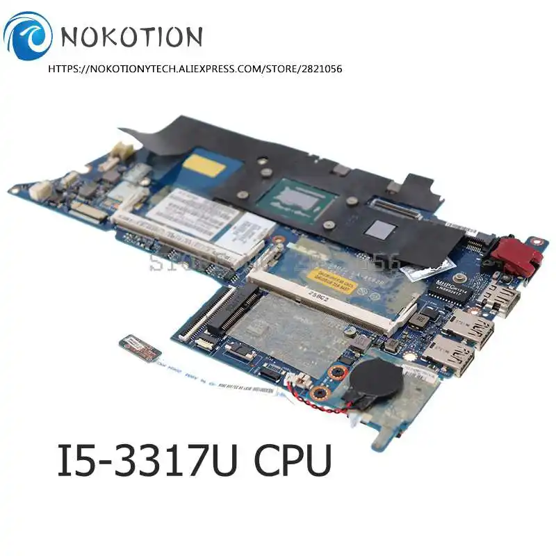 Материнская плата NOKOTION 686087 001 002 для ноутбука HP ENVY4 ENVY6 QAUE30 LA 8662P SR0N8 I5 3317U CPU