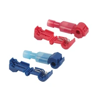 t1 red t2 blue t type quick splice crimp terminal wire convenient connector for standard 1 5 2 5 wire line