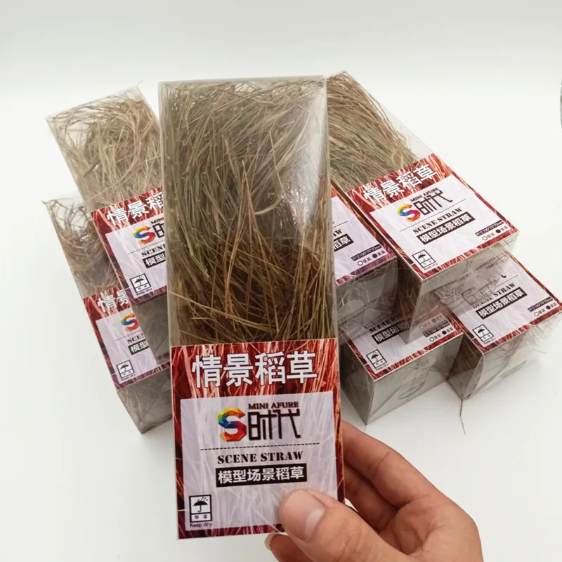 Архитектурная масштабная модель травы для ситуации соломенная крыша