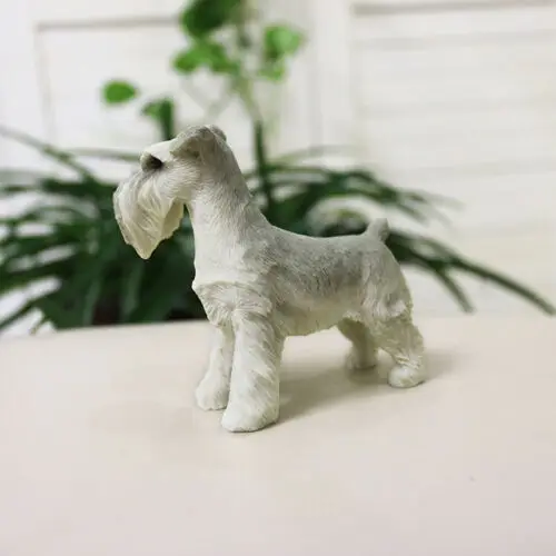 Миниатюрная фигурка шнауцера JJM коллекционная игрушка для домашних животных