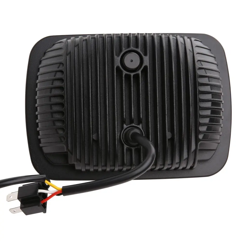 Хромированный проектор 7x6 светодиодный светильник HID лампы фары DRL Для Jeep Cherokee XJ