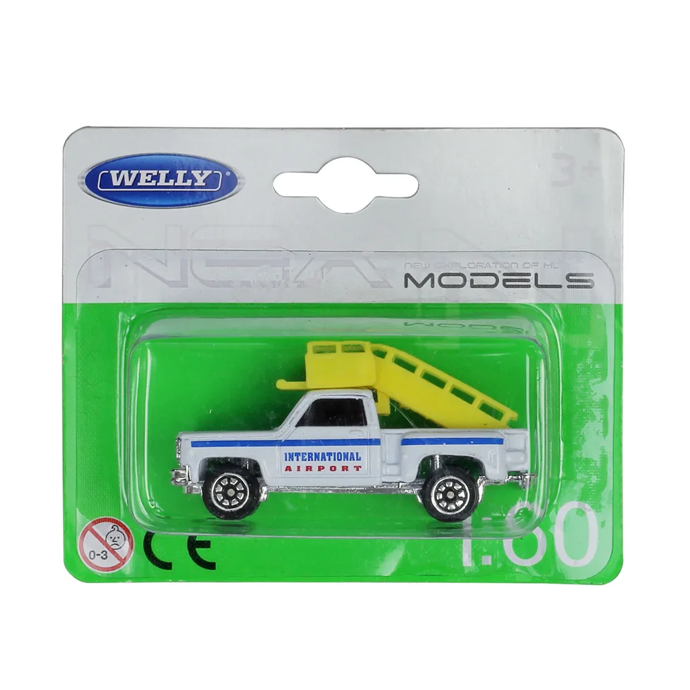 WELLY 1: 60 литая модель машины Модель игрушки для Toyota Corolla аэропорт автобусный прицеп Alfa Romeo benz, audi модели машинок для детей - Цвет: 12