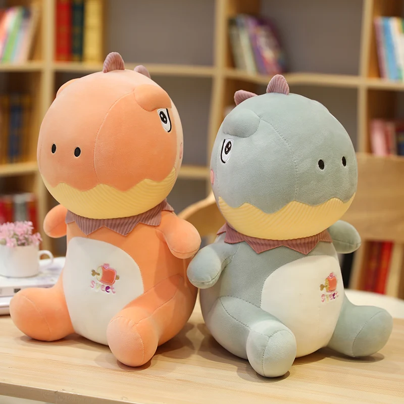 1 шт. яркая плюшевая игрушка динозавр пуховая хлопковая кукла тираннозавр рекс