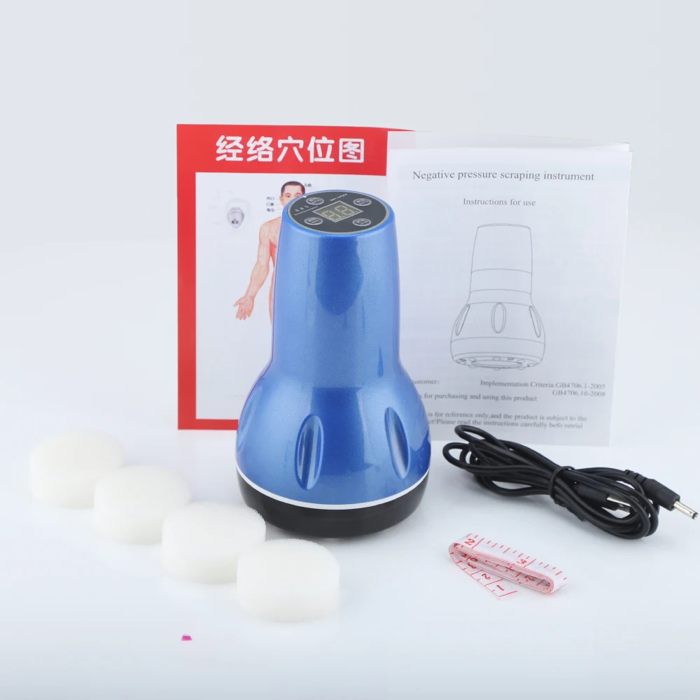 

Electric Scraping Instrument Handheld Manual Scarper Massage Instrument Guasha Cupping Negative Pressure Therapy Massager Device