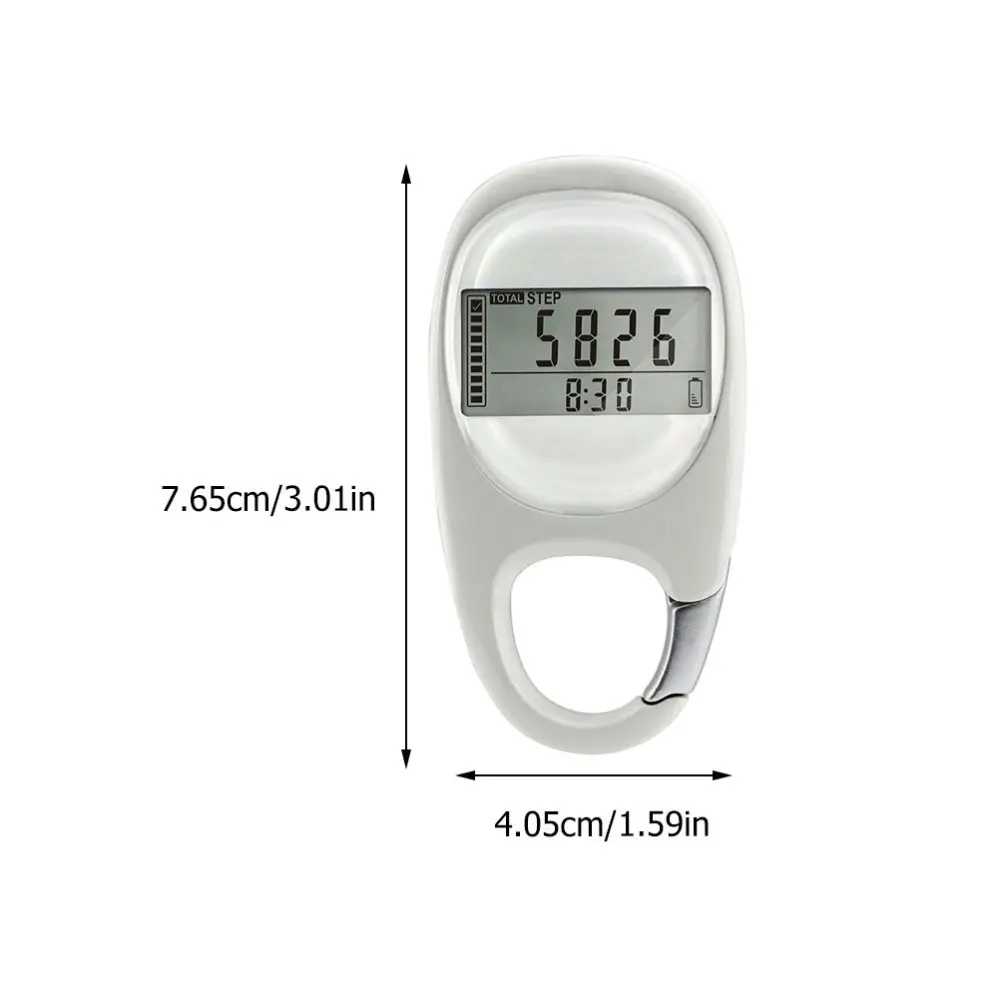 

Mountaineering Buckle Pedometer Running Step Durable Running Pedometer