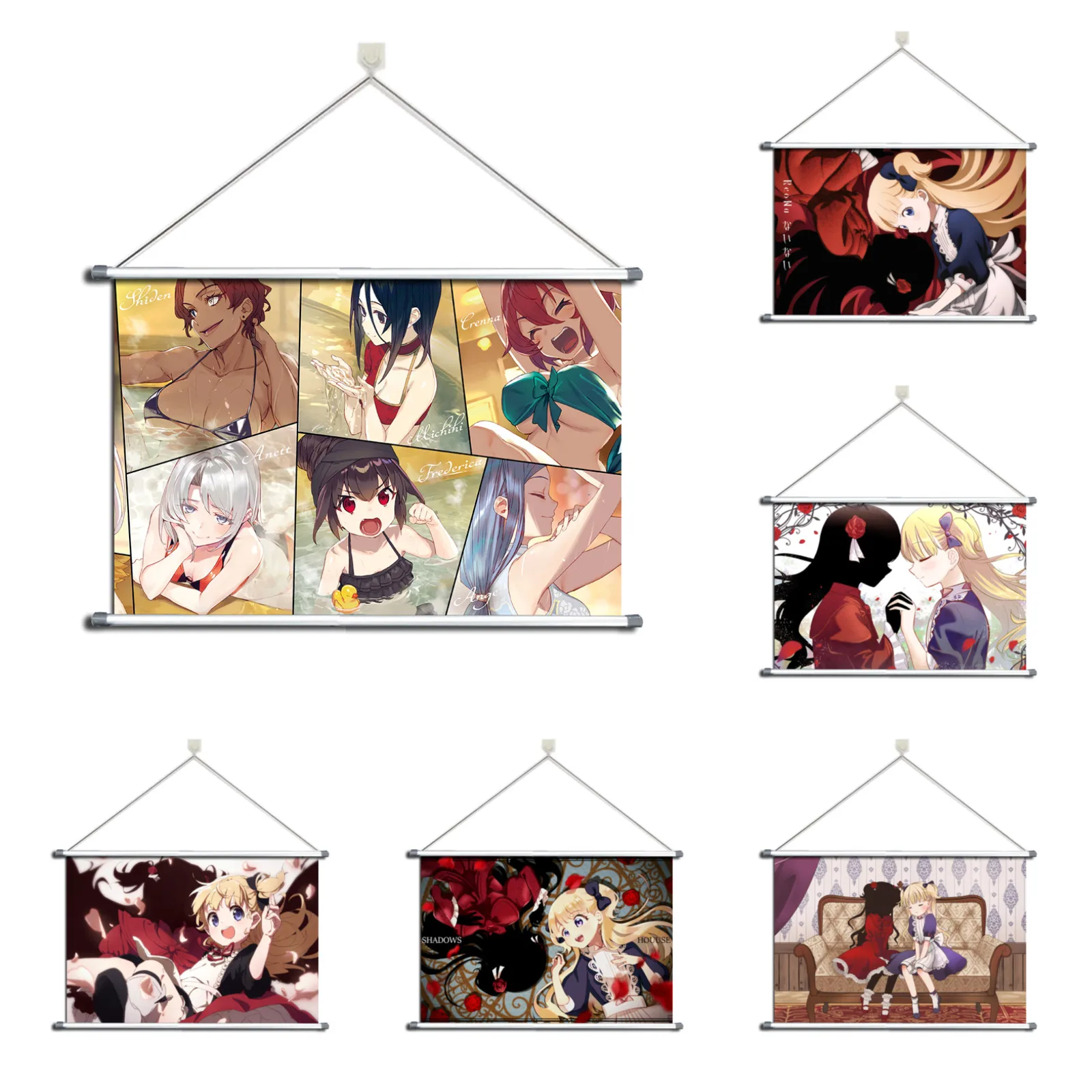 

Shadows House Emilyko Kate Shadow Alloy Fabric Wall Poster Scroll