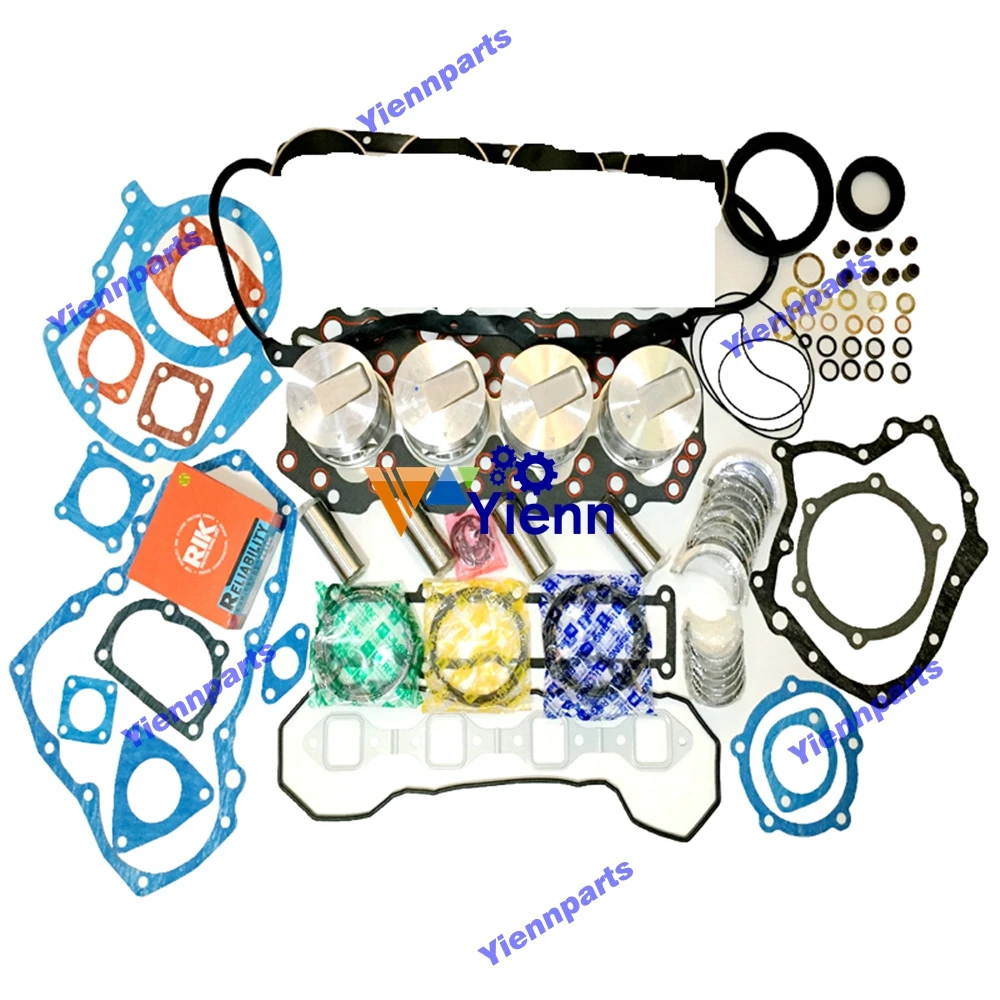 

For Mitsubishi S4Q S4Q2 Overhaul Rebuild Kit Piston Ring set Full Gasket set Bearing Set Diesel Engine