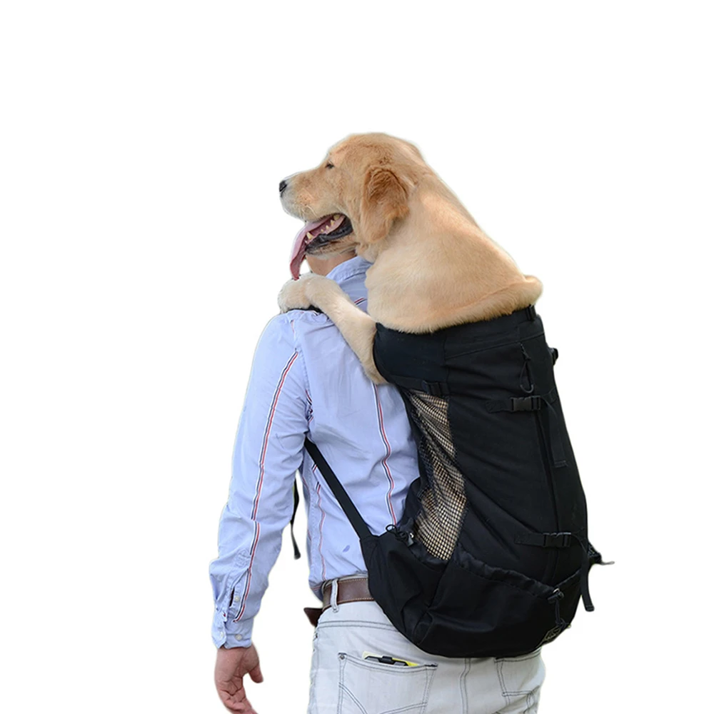 

Large Pet Dog Breathable Carrier Bag Adjustable Backpack Big Dog Travel Carrying Bags for Large Dogs Golden Retriever Bulldog