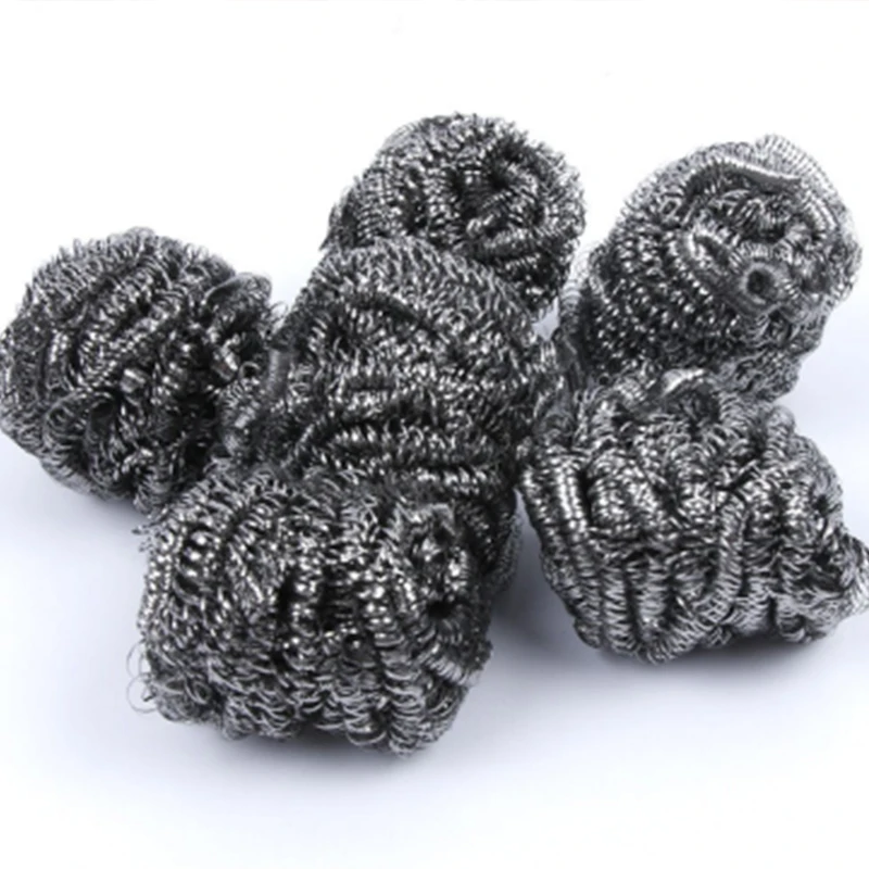 Нержавеющая сталь блюдо проволочная щетки для чистки шара Кухня горшок посуда