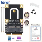 Переходник M.2 NGFF на Mini PCI-E (PCIe + USB), для M.2, Wi-Fi, Bluetooth плата Wireless Wlan Card, AX200, 9260, 8265, 8260, для ноутбуков, ПК