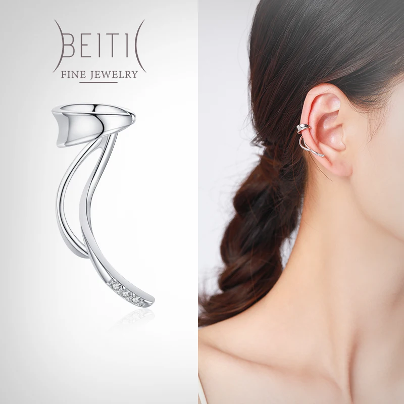 

Серьги-клипсы женские из серебра 925 пробы