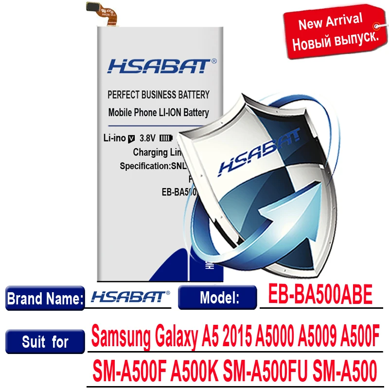 Аккумулятор для Samsung Galaxy A5 2015 A5000 A5009 A500F A500H A500K 3800 ма/ч аккумулятор с аккумулятором
