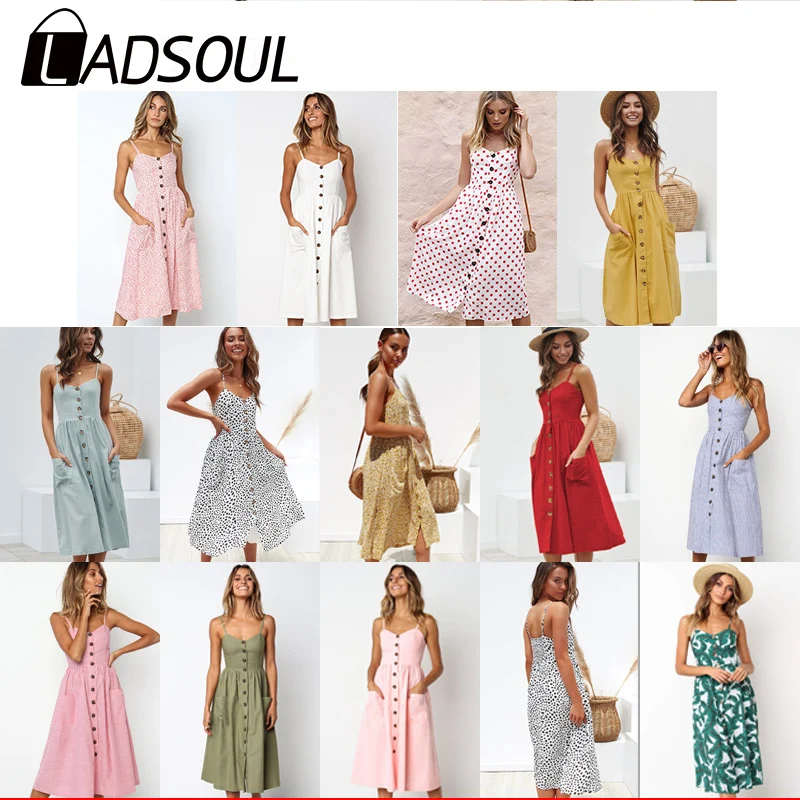 Женское однобортное платье с лямкой на шее однотонное в полоску леопардовым