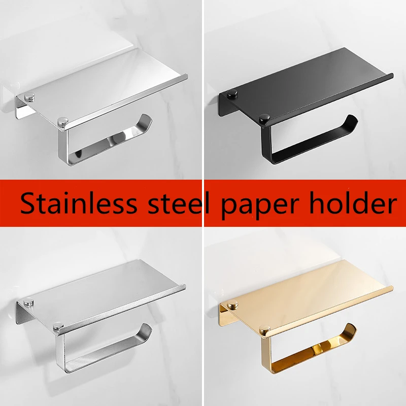 304 держатель для салфеток из нержавеющей стали рулон бумаги ванной туалетной
