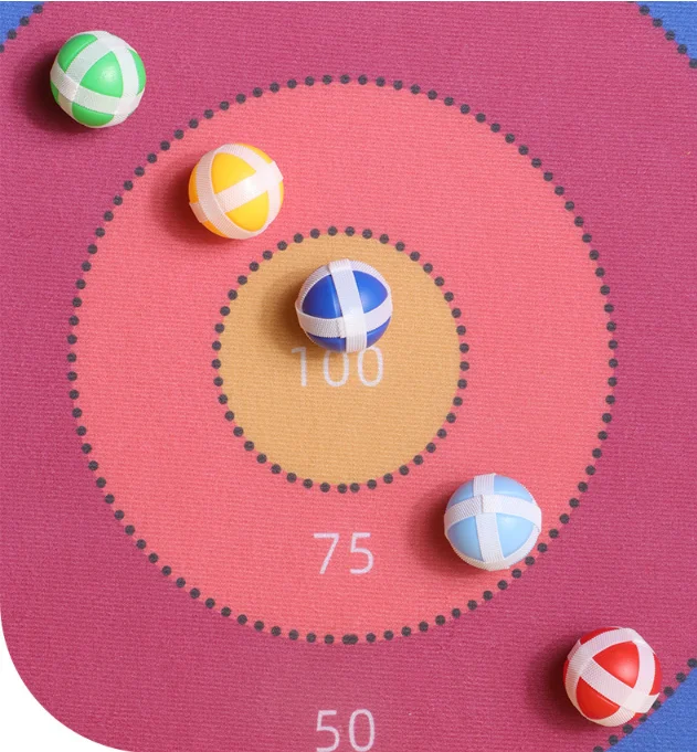 

Children's educational toys dart board target sticky ball throwing and catching parent-child sports safety sucker ball