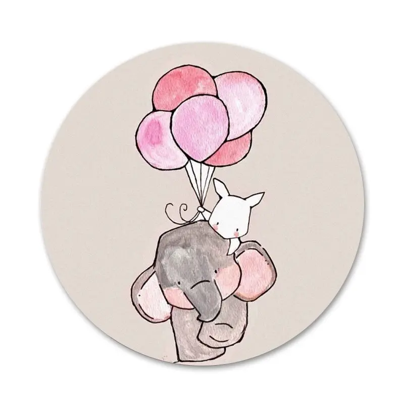 Милый значок в виде слона кролика зайчика для одежды рюкзака украшение подарок |