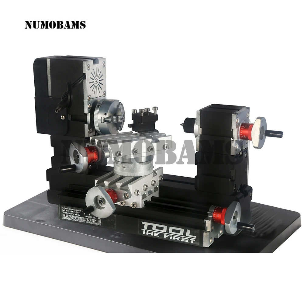 Мини-токарный станок Z20002MLR 36 Вт вращающийся для металла с подвалом | Инструменты