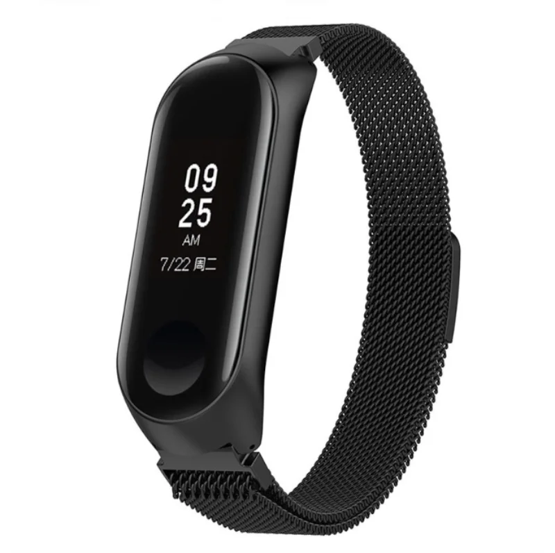 Ремешок на запястье металлический браслет из нержавеющей стали для Xiaomi mi 4 3 Band