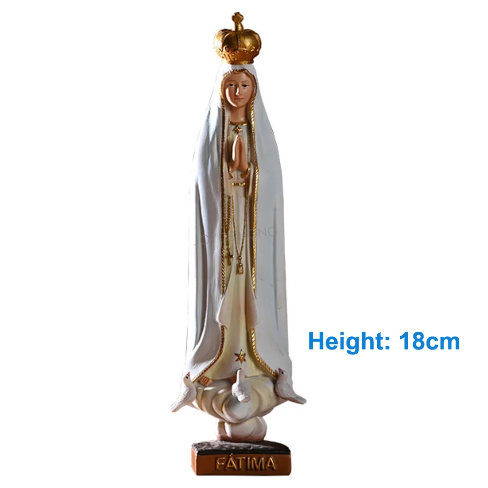 Статуэтка на столешнице с Христом статуэтка из смолы благородная Мадонна св.