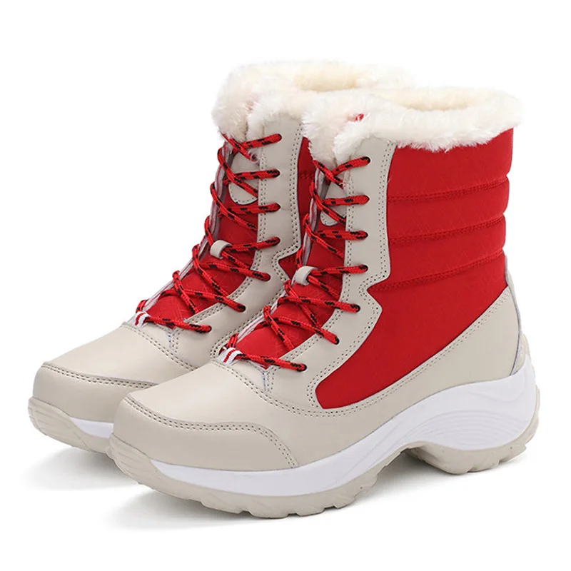 

2019 New Snow Boots Plush Warm Ankle Boots For Women Boots Female Winter Shoes Booties Women Winter Boots Women Shoes Platform