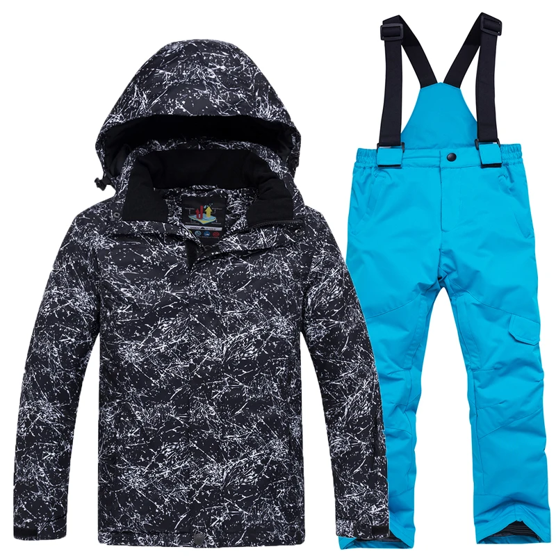 

Children's Ski Suit 2020 New Children's Suits Waterproof Windproof Warm -30 Degree Boys Girls Snowboard Jacket + Ski Pants Sets