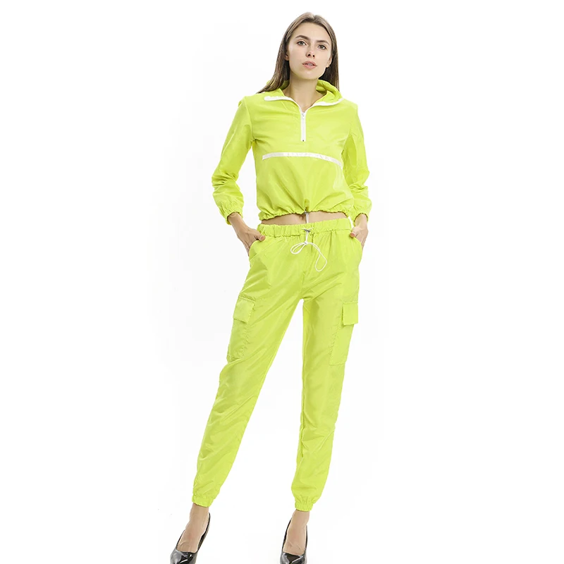 Женские костюмы комплект из 2 предметов длинный рукав короткий топ женские