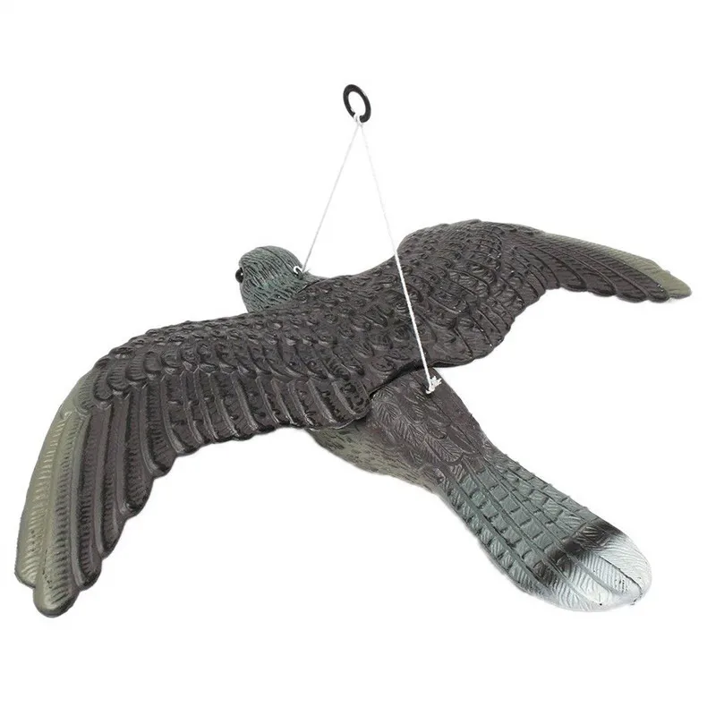 

Realistic Flying Bird Hawk Pigeon Decoy Pest Control Garden Scarer Scarecrow Ornament